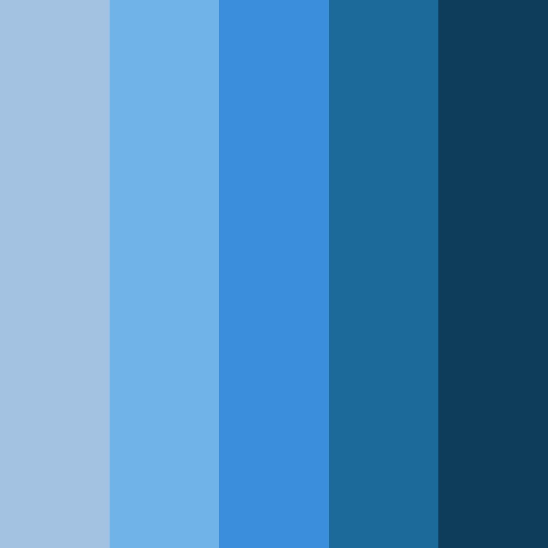 Download blue technology color palette PNG image (square)