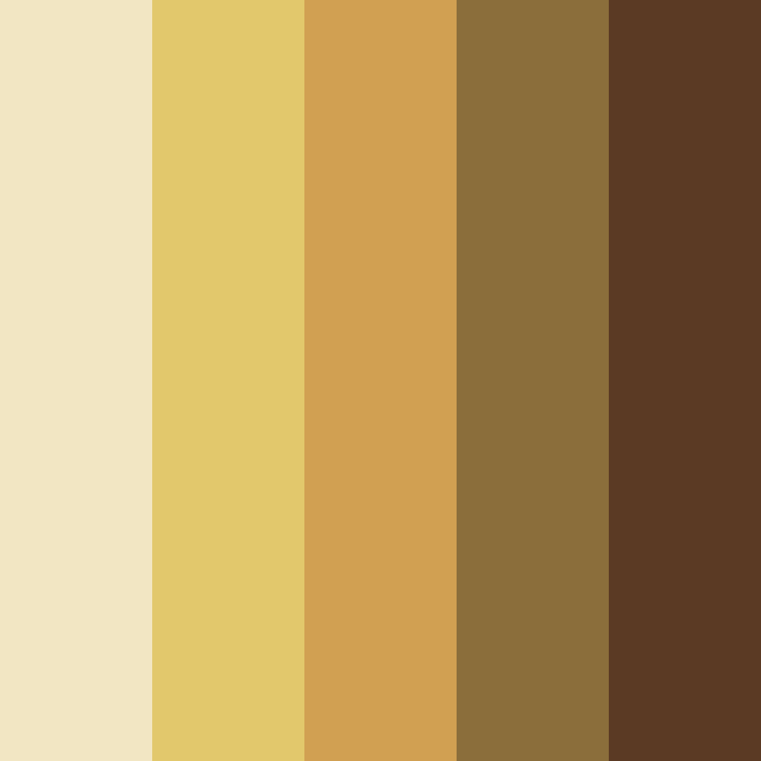Download brown yellow color palette PNG image (square)