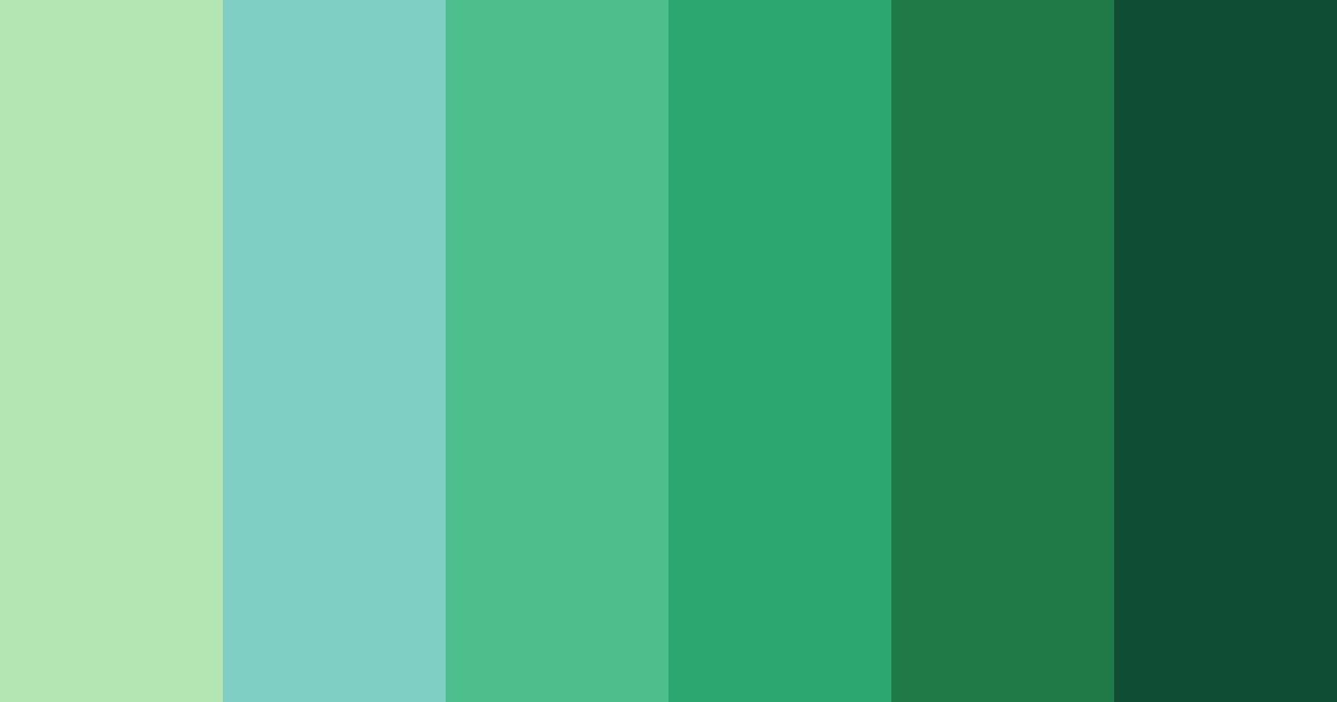 Download green forest color palette PNG image (landscape)