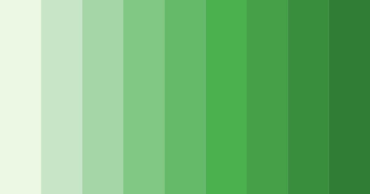 Download emerald harmony color palette PNG image (landscape)