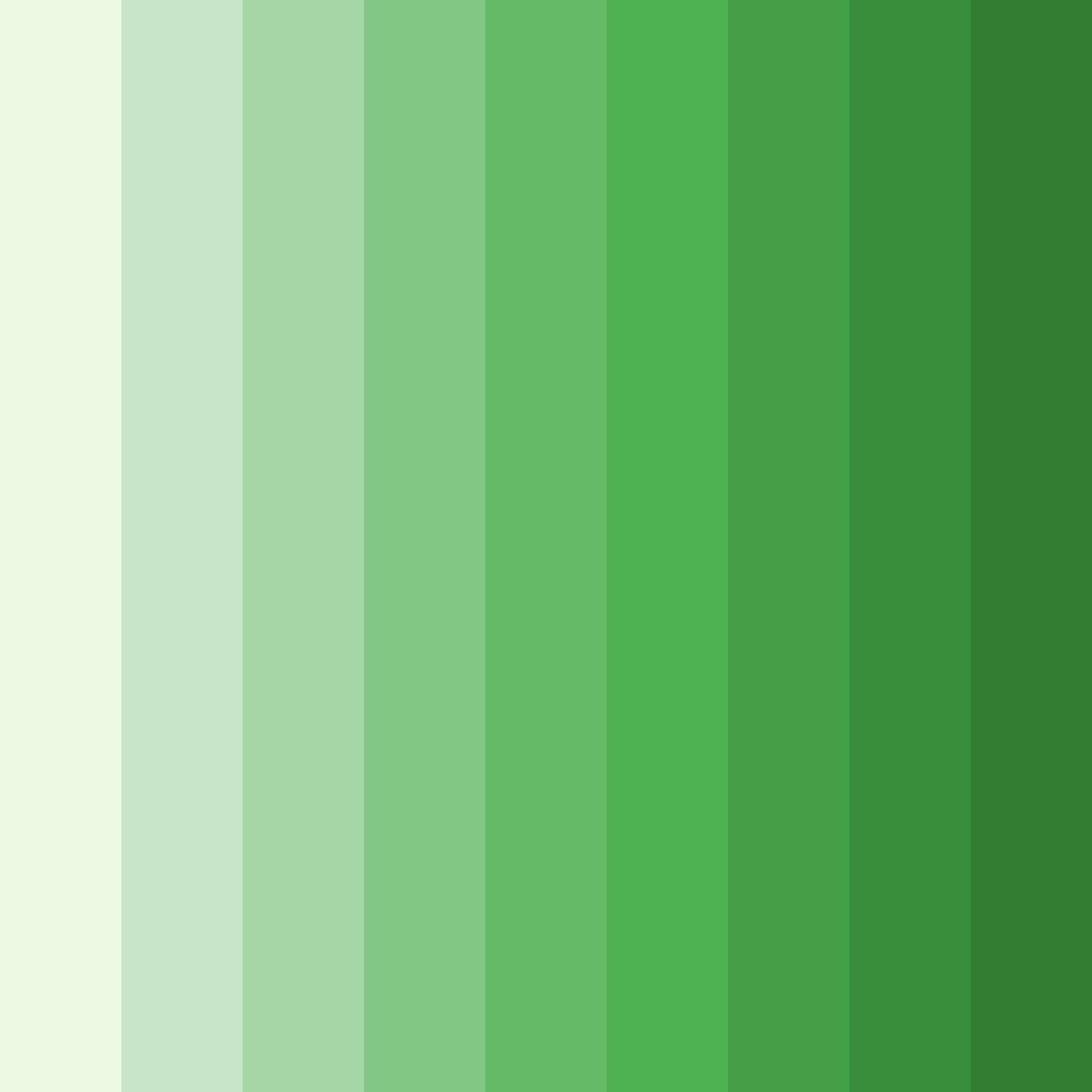 Download emerald harmony color palette PNG image (square)