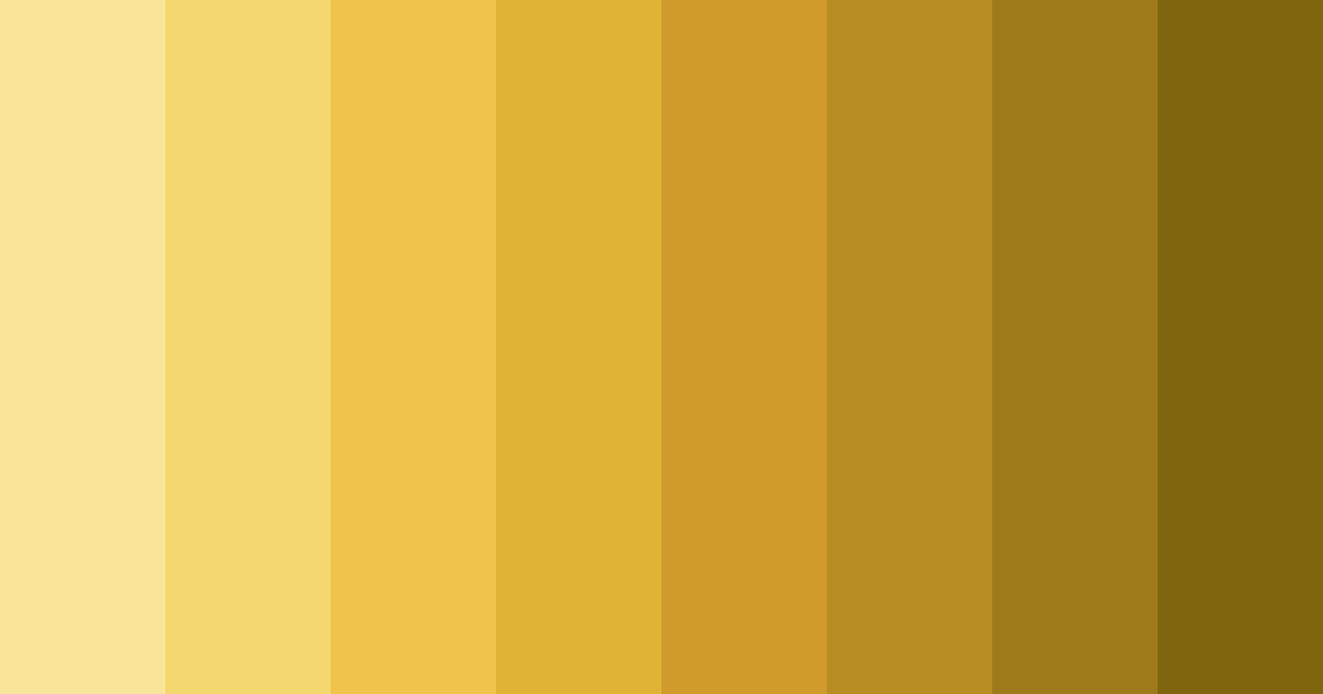 Download golden dawn color palette PNG image (landscape)