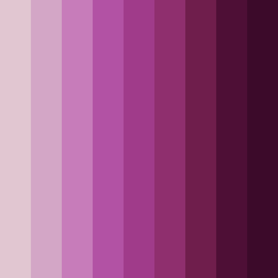 Download shades of plum color palette PNG image (square)