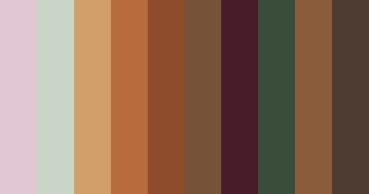 Download harvested serenity color palette PNG image (landscape)