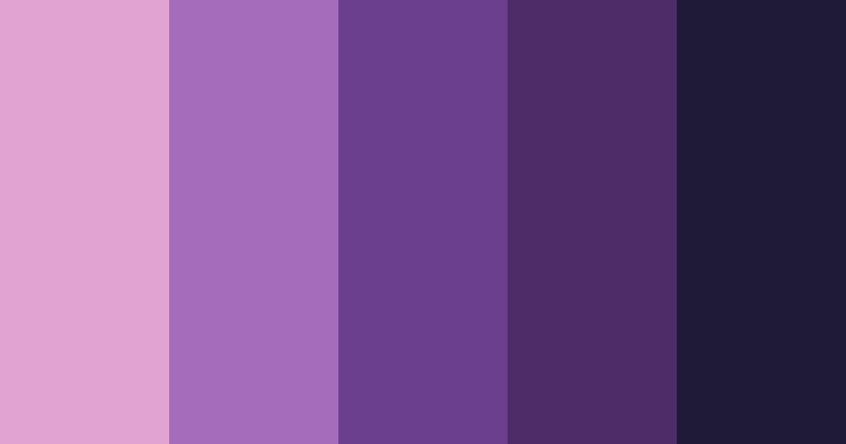 Download purple sunset color palette PNG image (landscape)