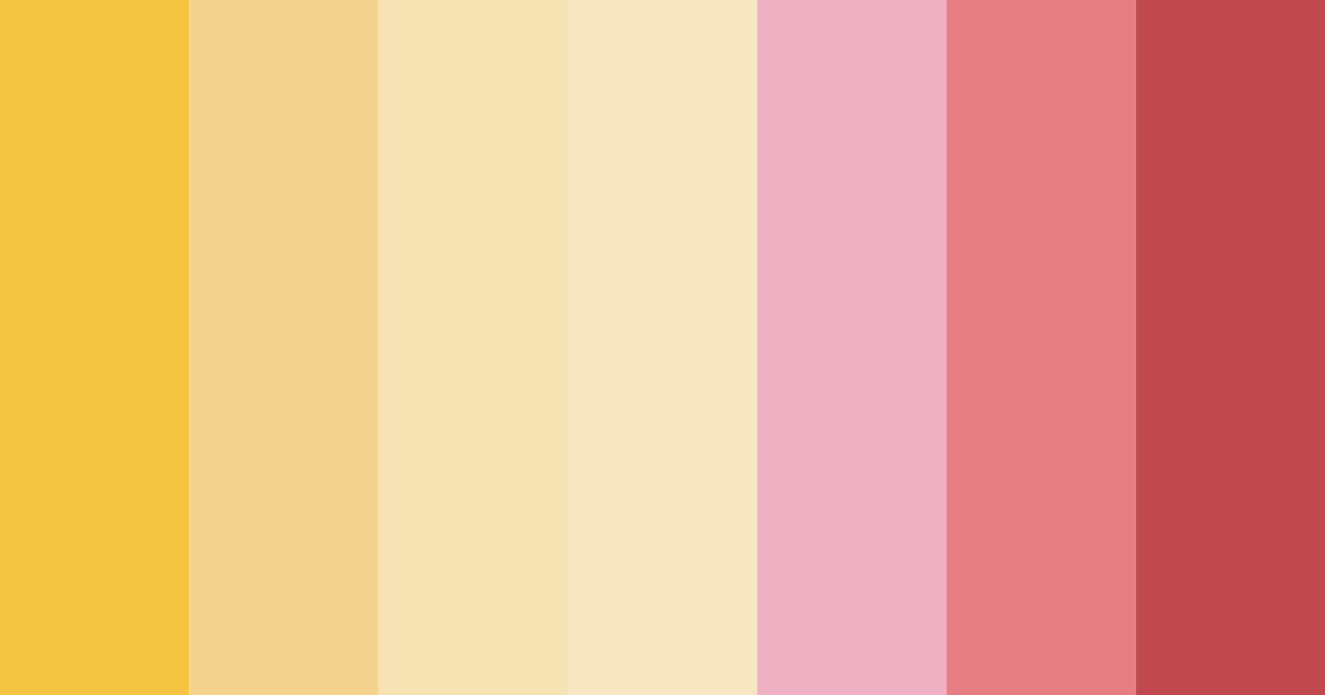 Download morning bloom color palette PNG image (landscape)