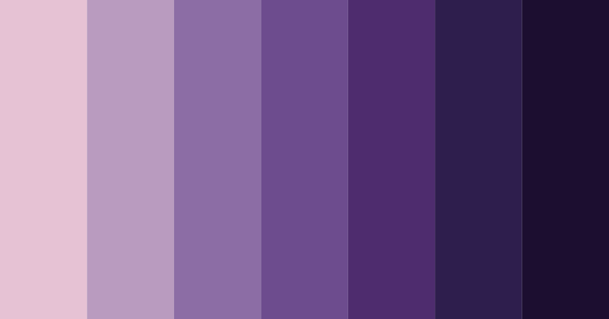 Download purple twilight color palette PNG image (landscape)