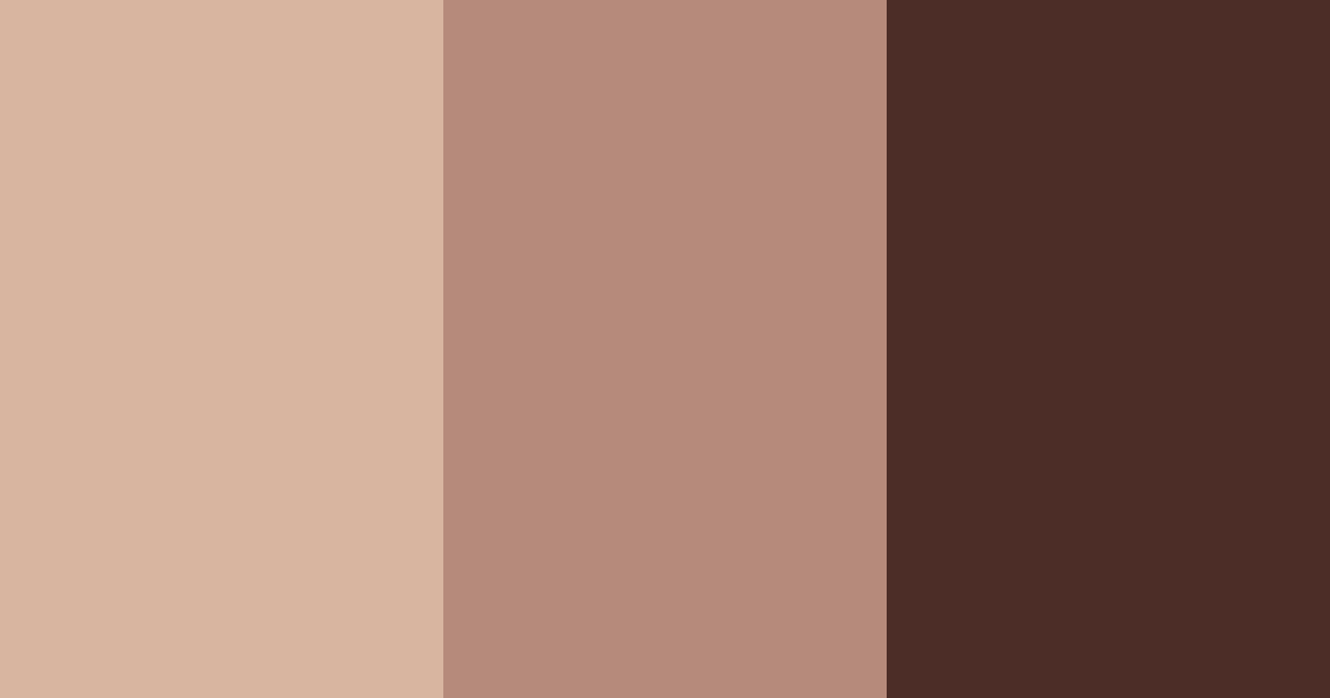 Download rustic brown color palette PNG image (landscape)