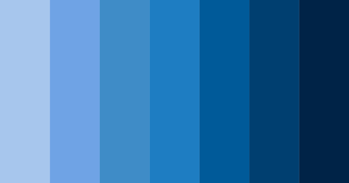 Download azure symphony color palette PNG image (landscape)