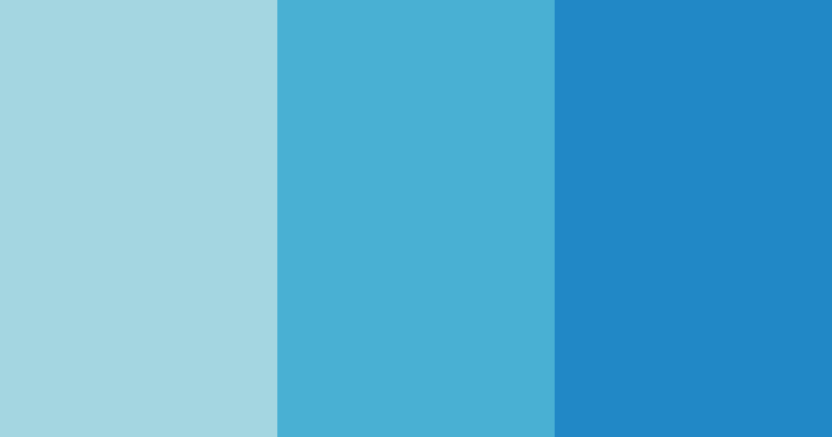 Download blue oasis color palette PNG image (landscape)