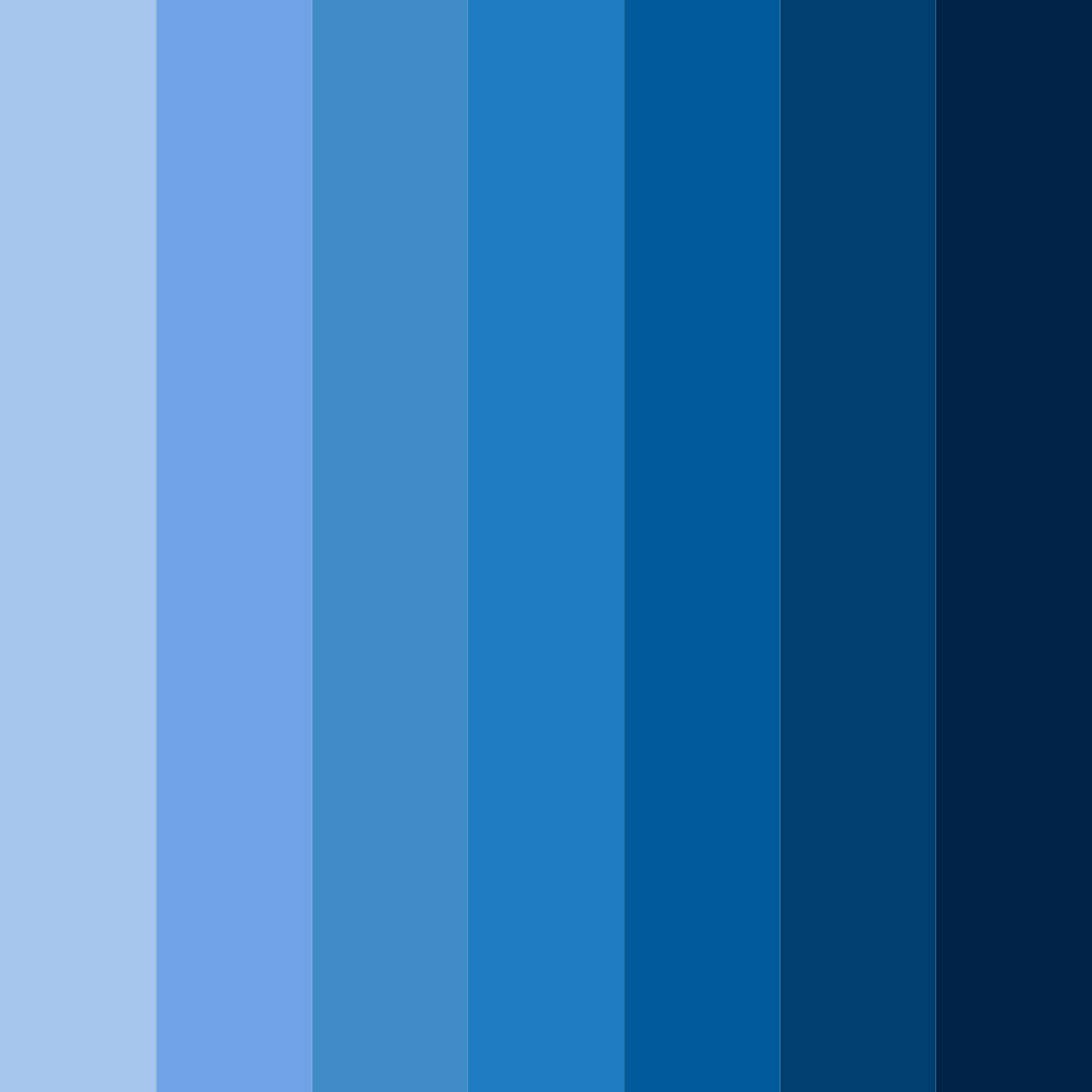 Download azure symphony color palette PNG image (square)