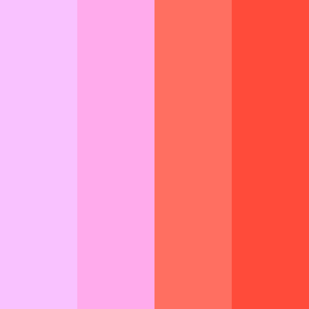 Download pink kids color palette PNG image (square)