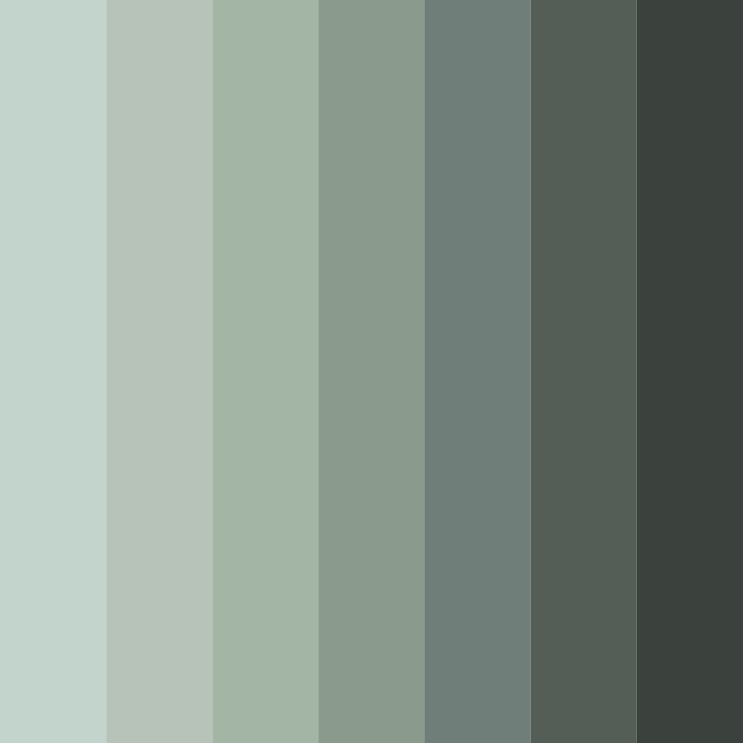 Download whispers of the forest color palette PNG image (square)