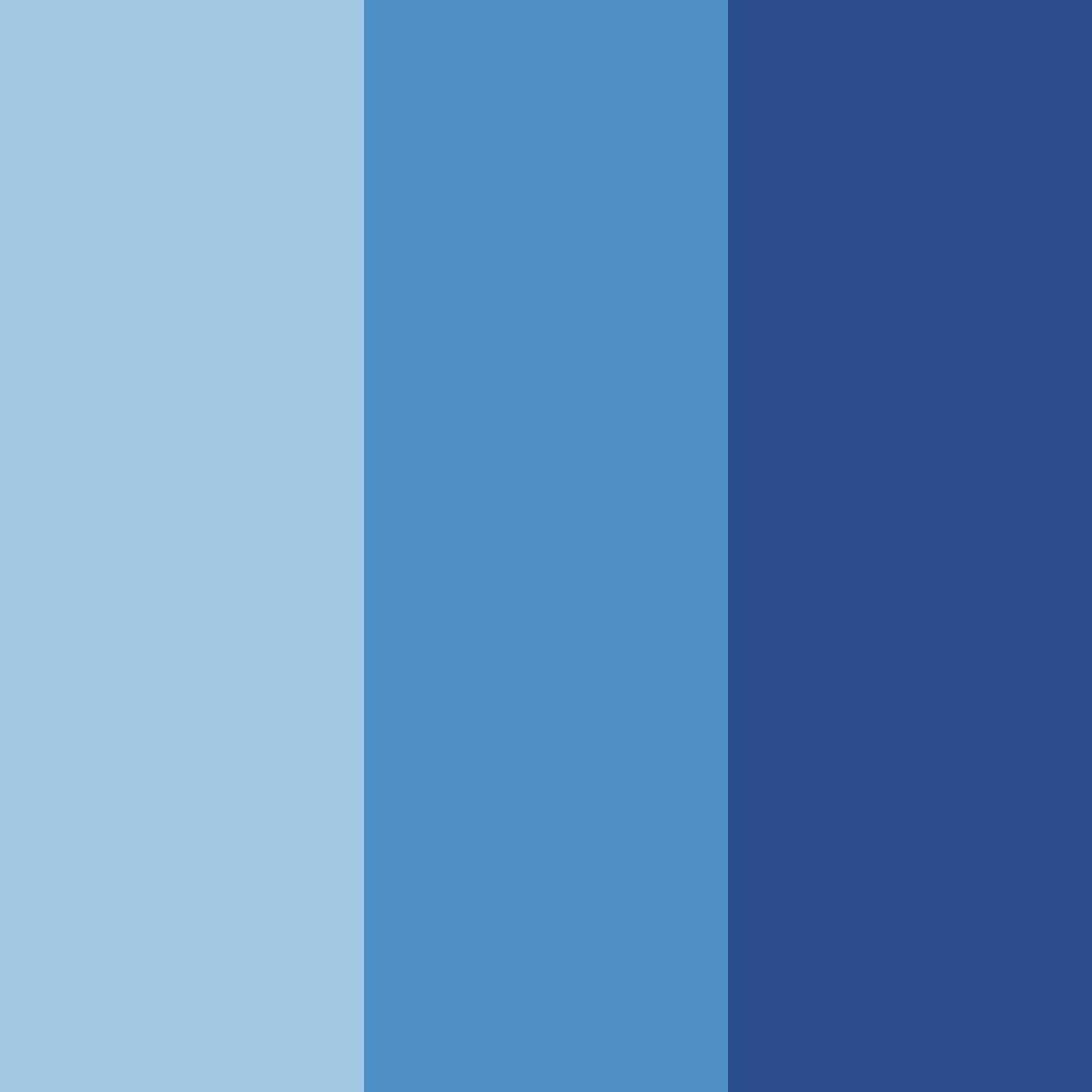 Download shades of royal blue color palette PNG image (square)