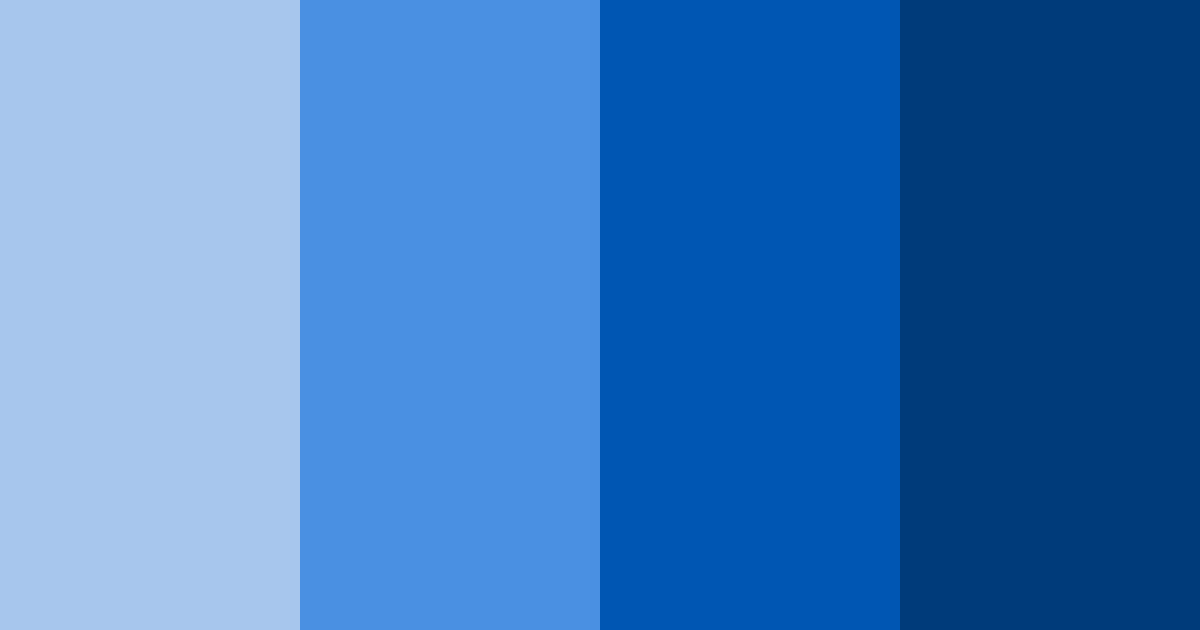 Download majestic azure color palette PNG image (landscape)