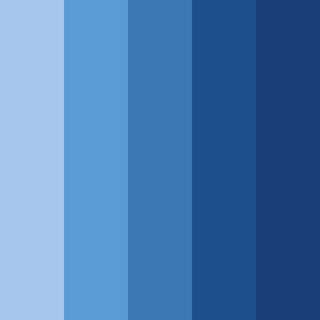 Download shades of royal blue color palette PNG image (square)