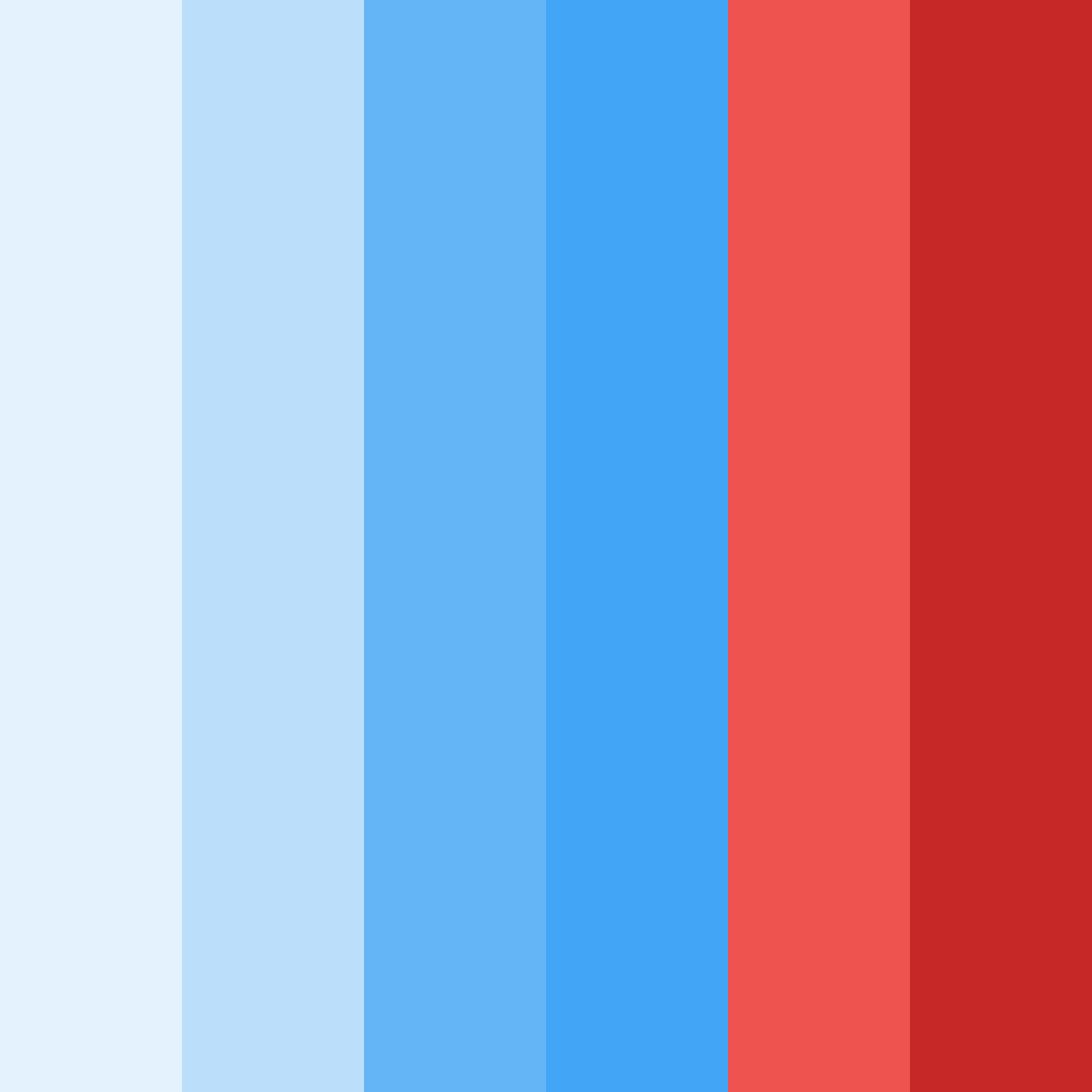 Download blue christmas color palette PNG image (square)