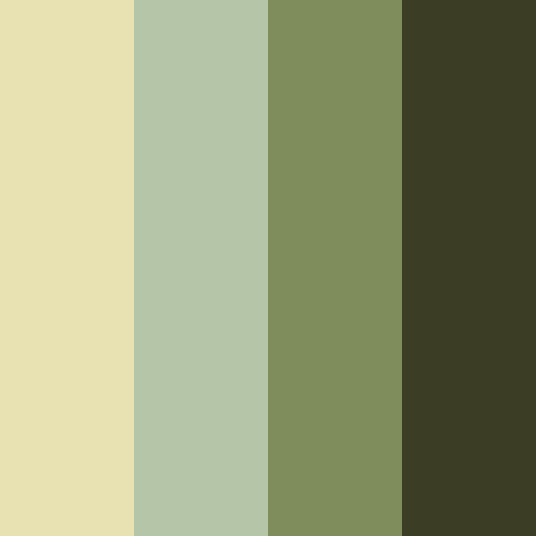 Download olive enchantment color palette PNG image (square)