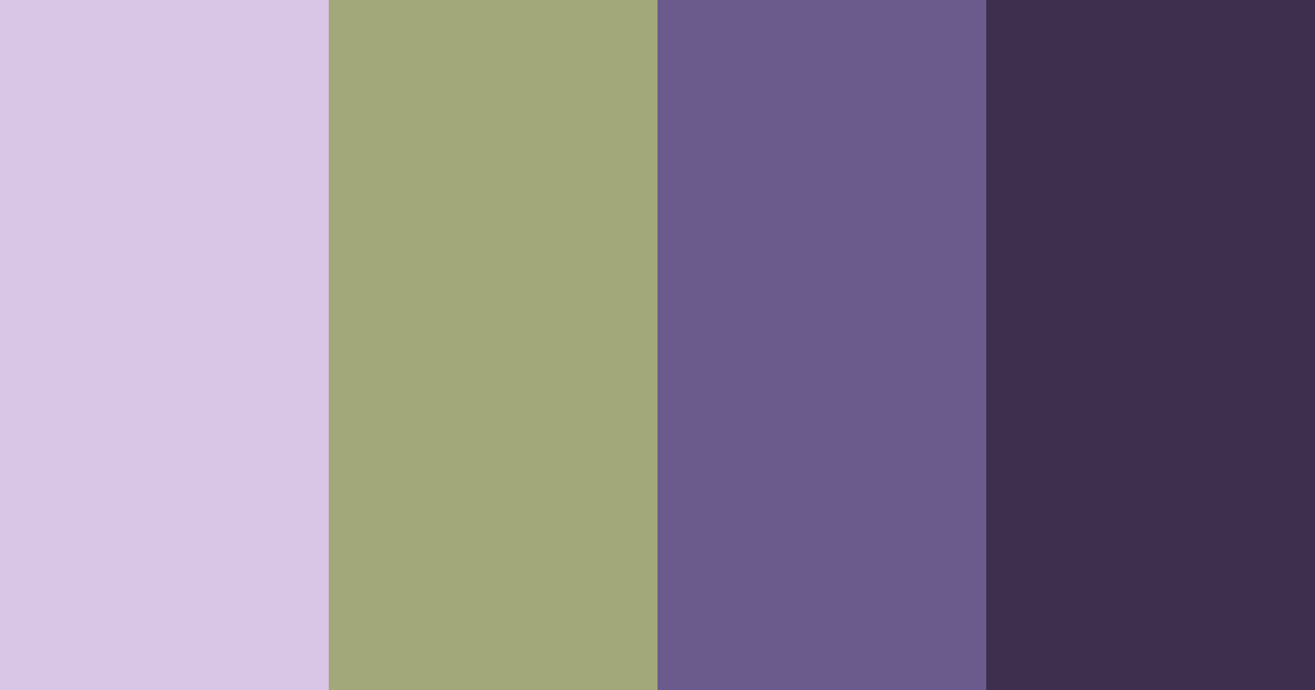 Download purple and olive color palette PNG image (landscape)