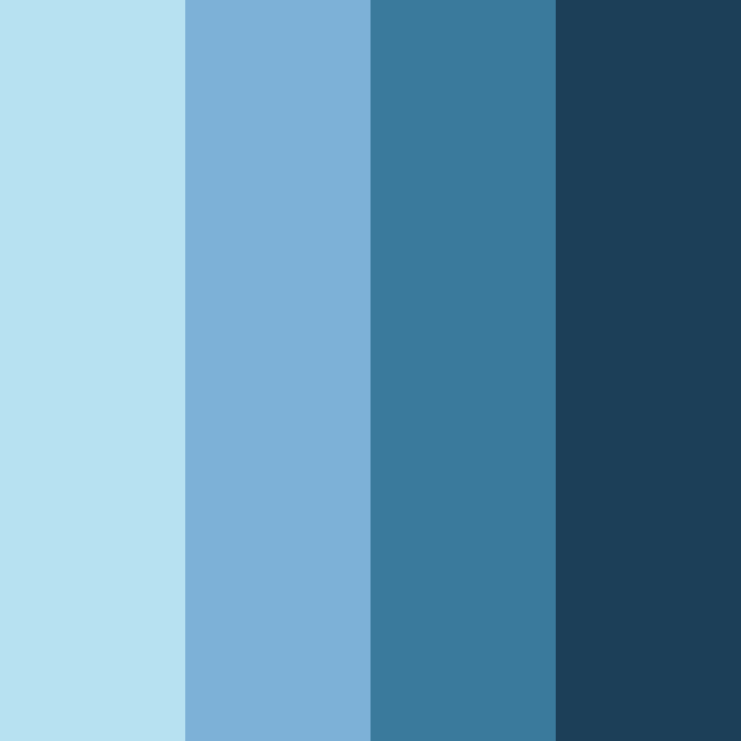 Download blue desert color palette PNG image (square)