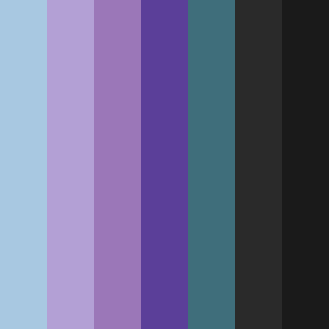 Download midnight jewel tones color palette PNG image (square)