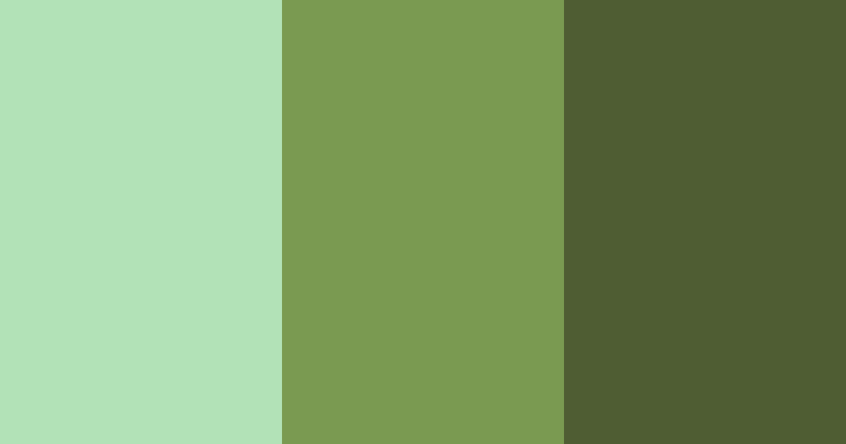 Download verdant harmony color palette PNG image (landscape)