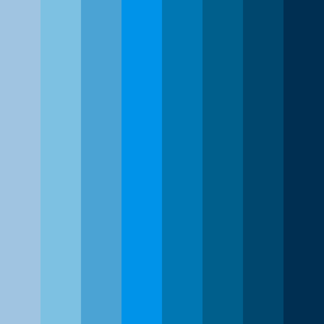 Download azure depths color palette PNG image (square)