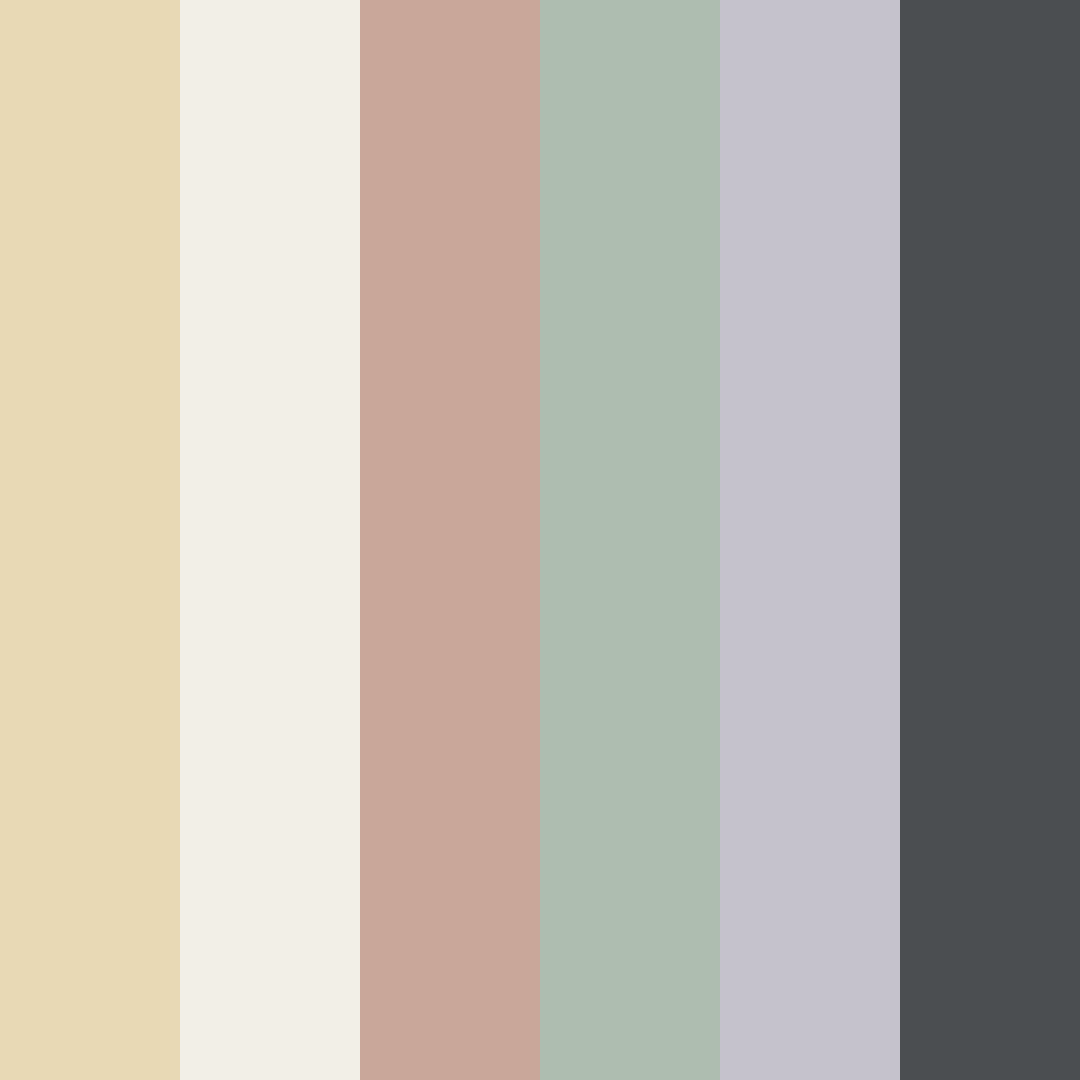 Download whispers of tranquility color palette PNG image (square)