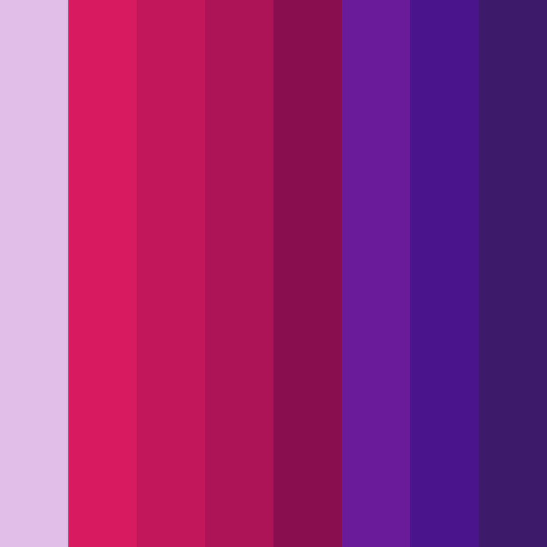 Download shades of plum color palette PNG image (square)