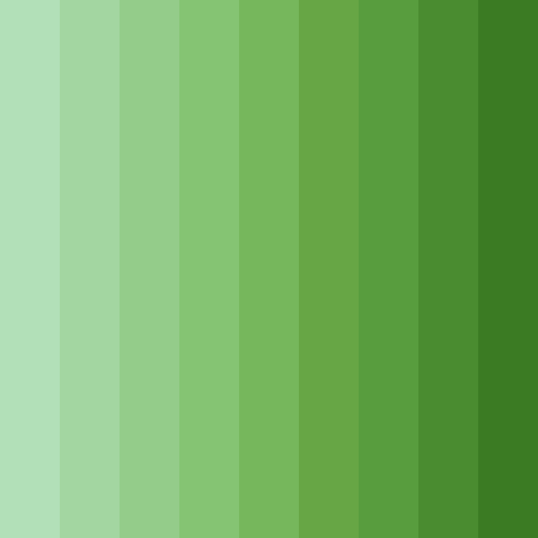Download verdant symphony color palette PNG image (square)