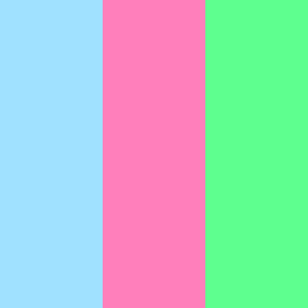 Download neon colors color palette PNG image (square)
