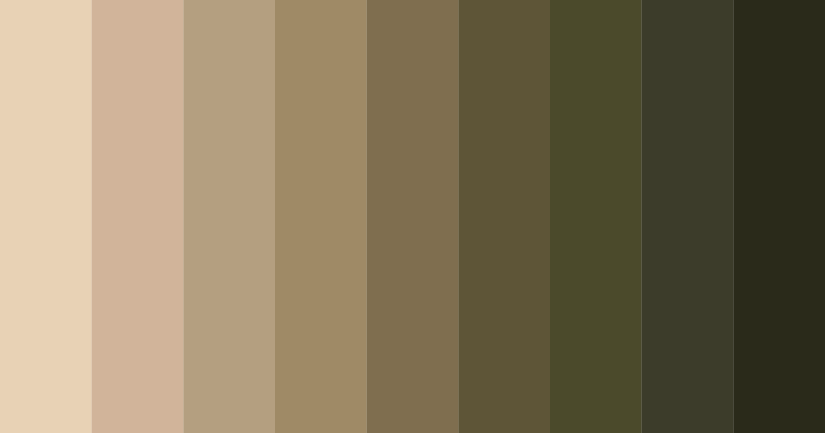 Download corked earthtones color palette PNG image (landscape)