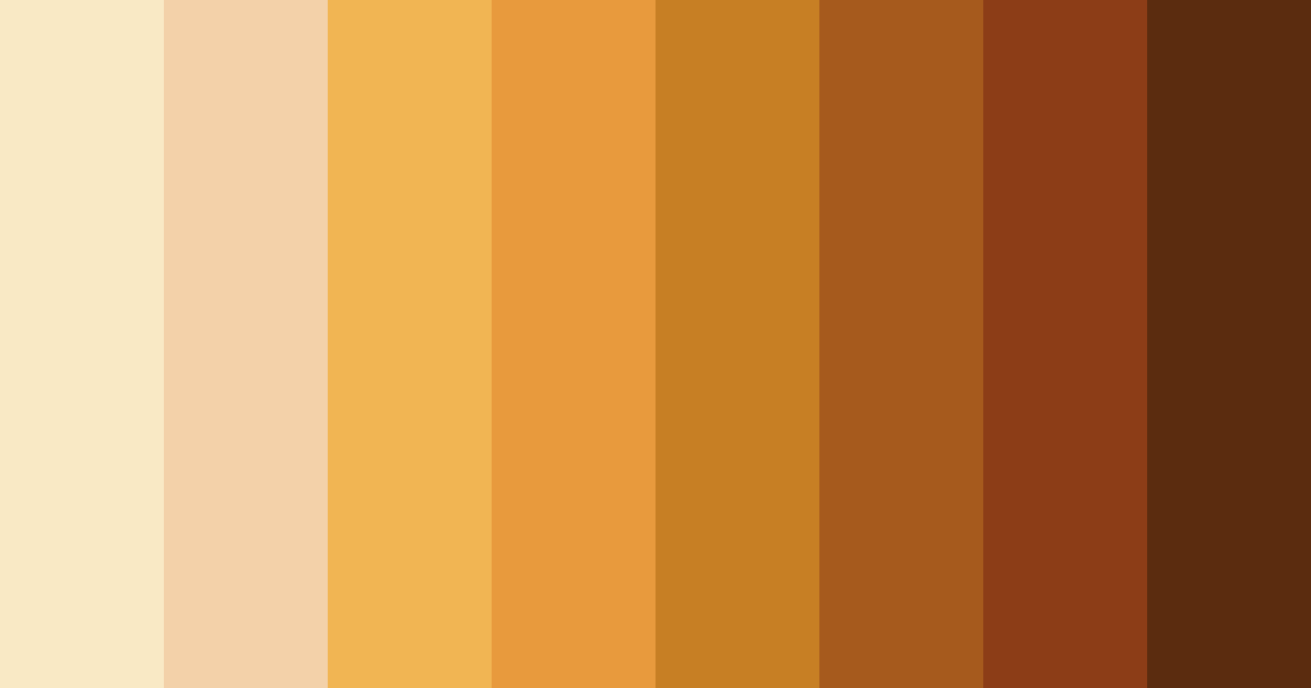 Download golden spice delight color palette PNG image (landscape)