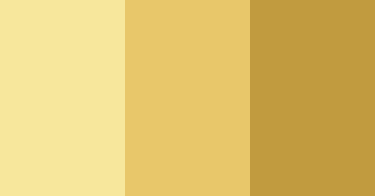 Download golden hues color palette PNG image (landscape)