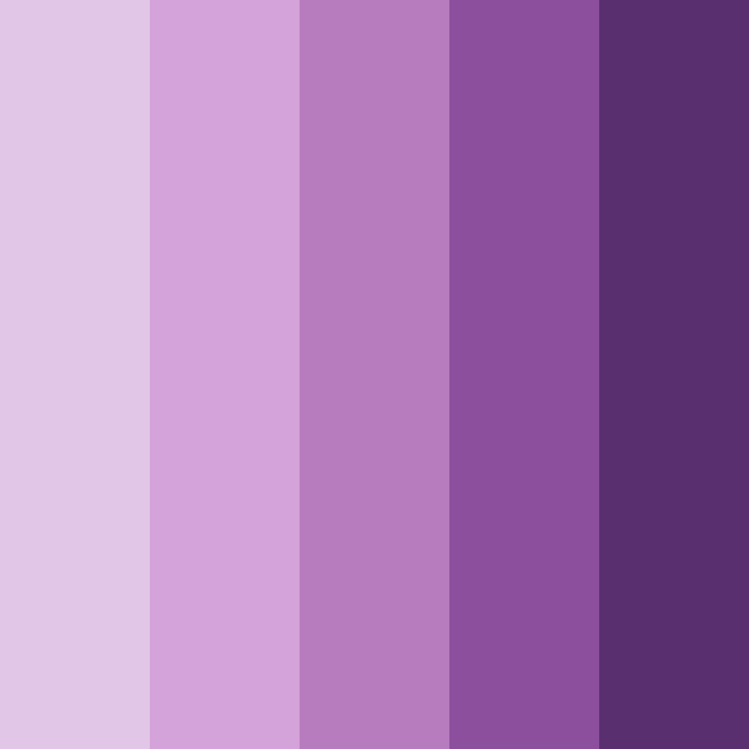 Download shades of purple color palette PNG image (square)