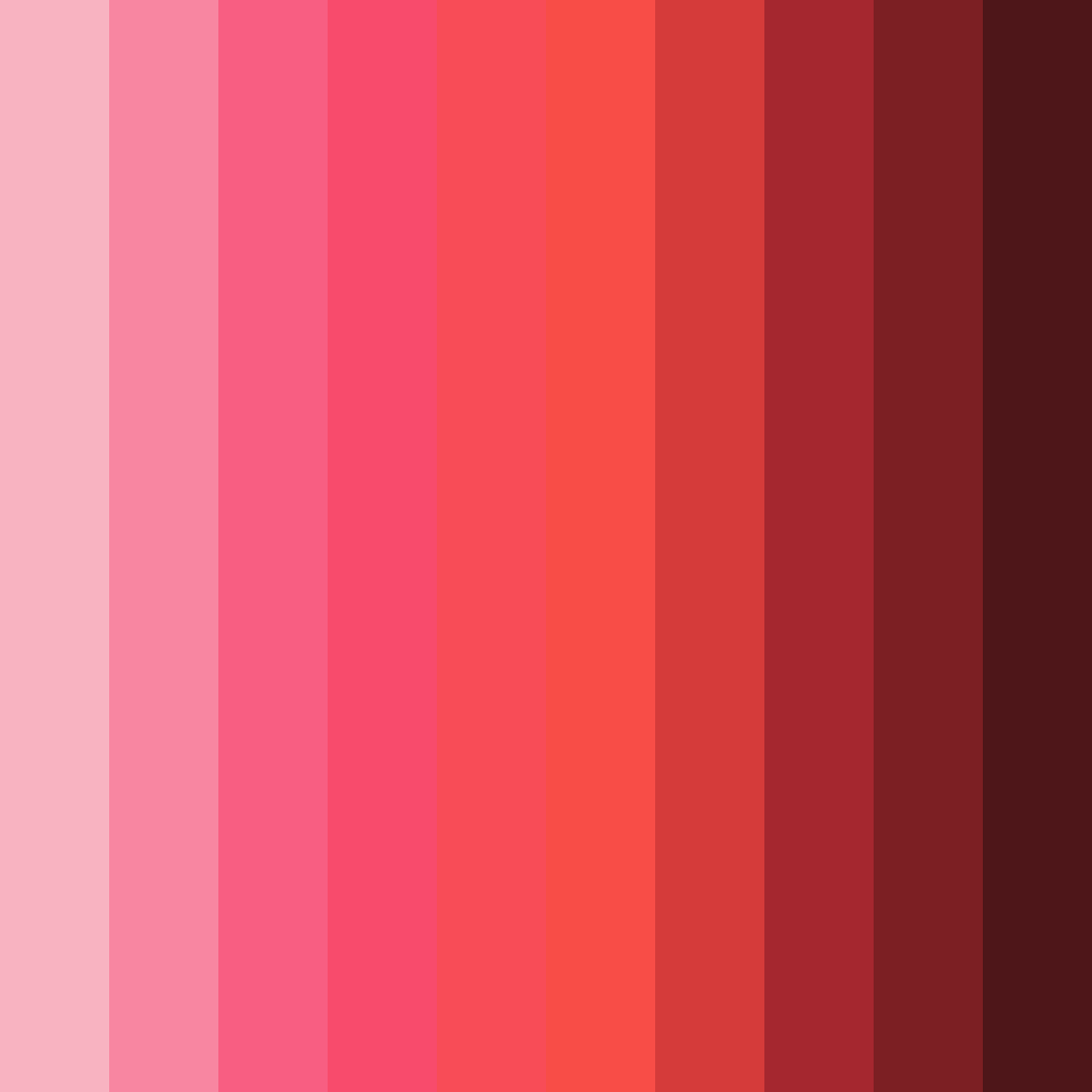 Download crimson blossom color palette PNG image (square)
