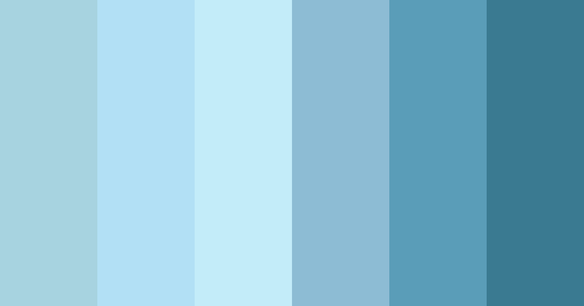 Download light blue sky color palette PNG image (landscape)