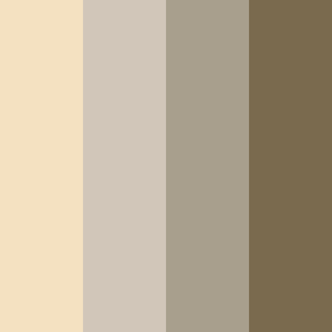 Download whispers of sepia color palette PNG image (square)