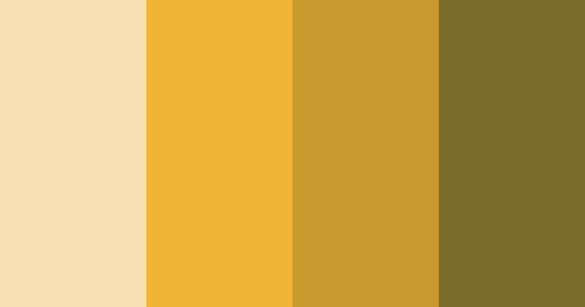 Download golden dreams color palette PNG image (landscape)