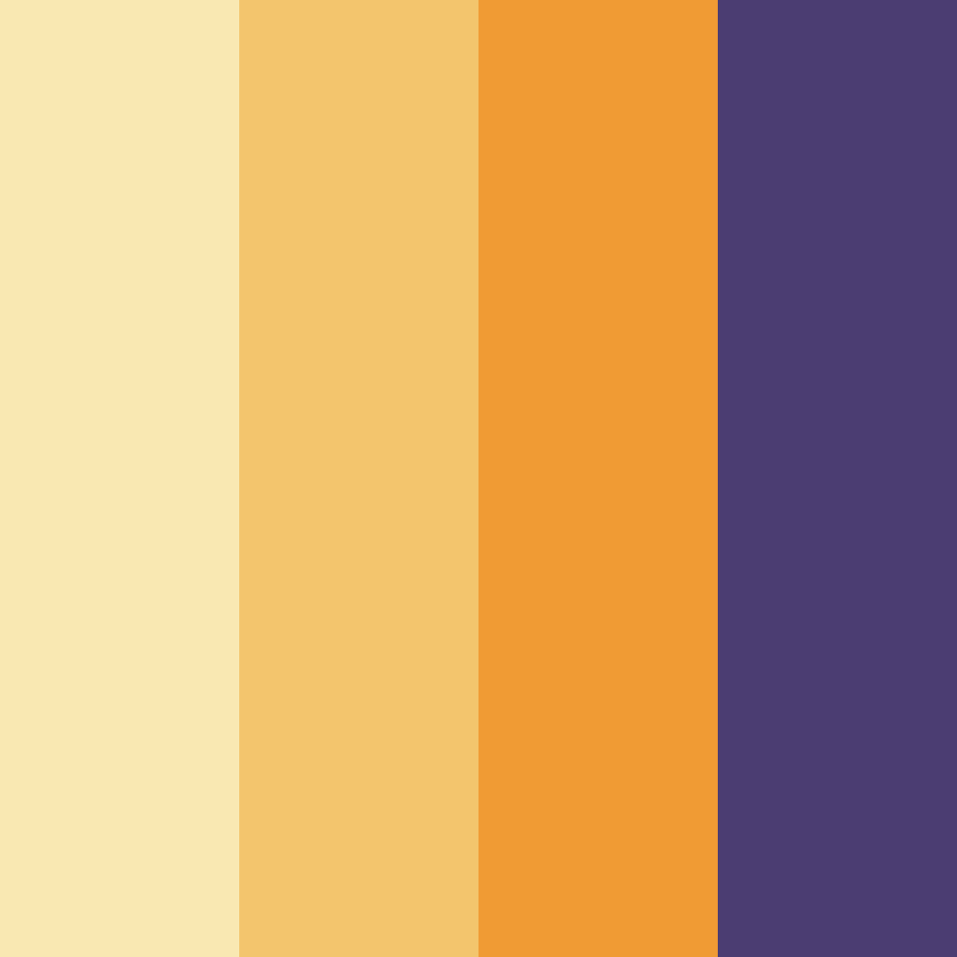 Download yellow navy color palette PNG image (square)