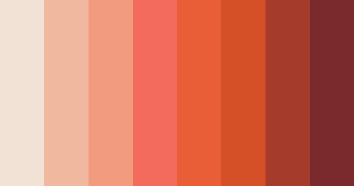 Download red dawn color palette PNG image (landscape)