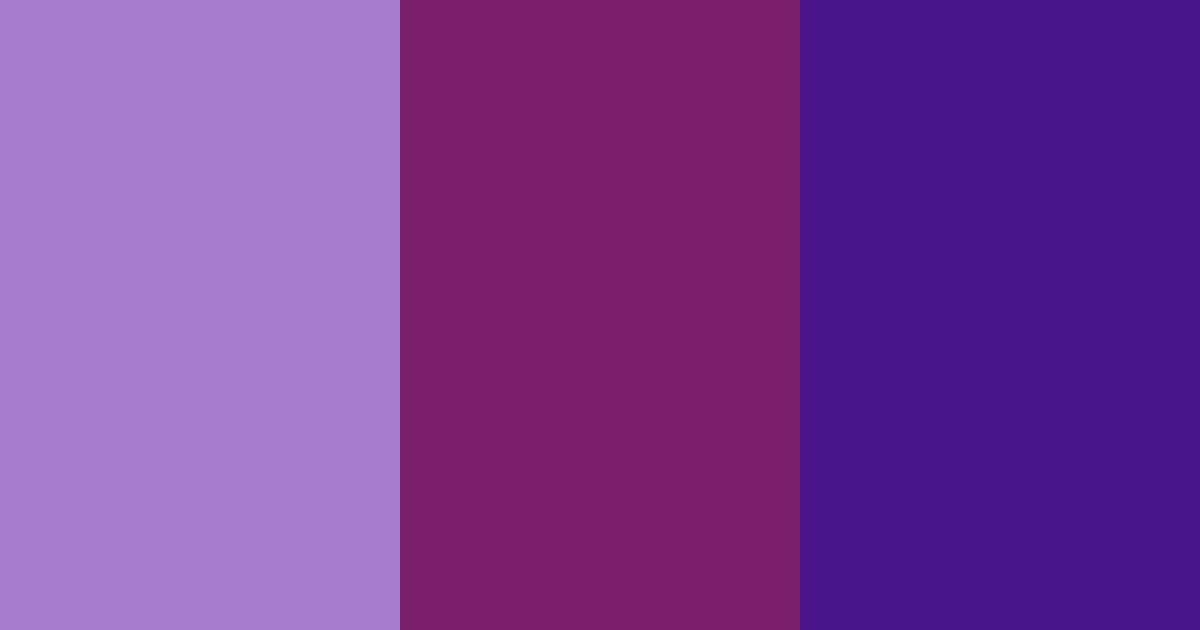 Download royal amethyst dreams color palette PNG image (landscape)