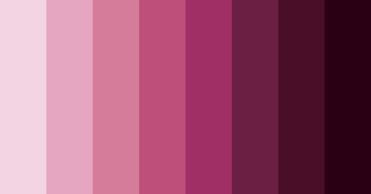 Download dark pink night color palette PNG image (landscape)
