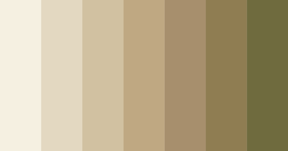 Download beige tones color palette PNG image (landscape)