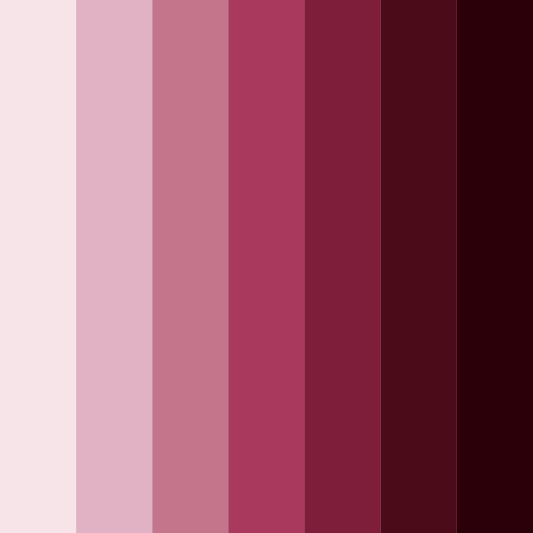 Download dark black rose color palette PNG image (square)