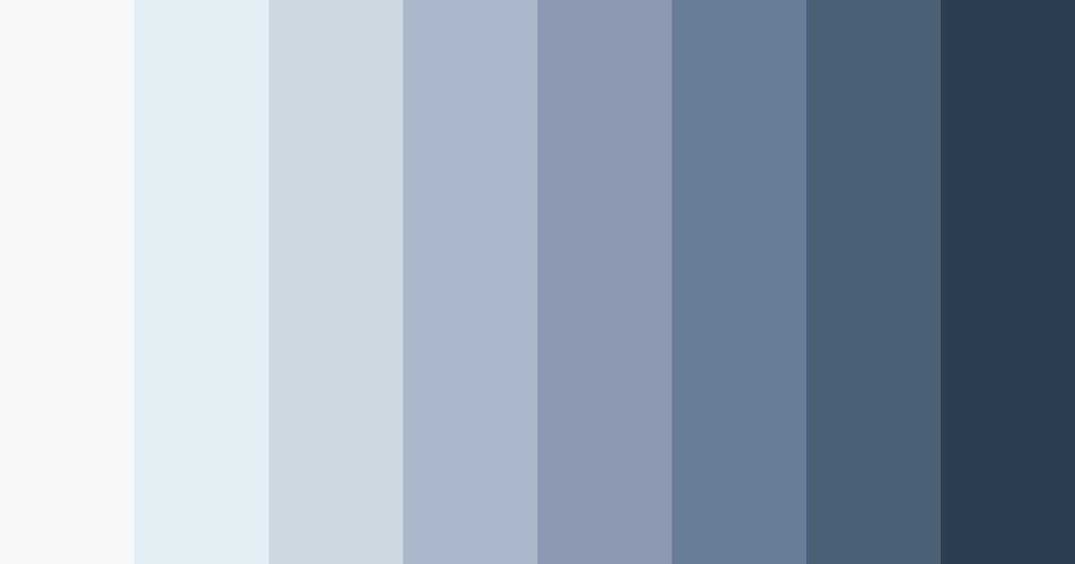 Download shades of blue snow color palette PNG image (landscape)