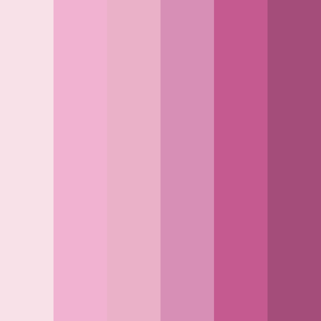 Download blushing winter wonderland color palette PNG image (square)