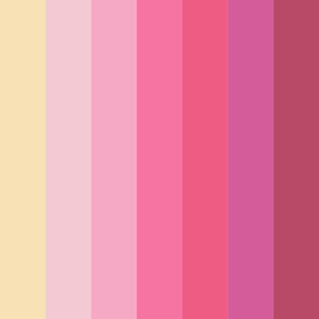 Download blossom burst color palette PNG image (square)