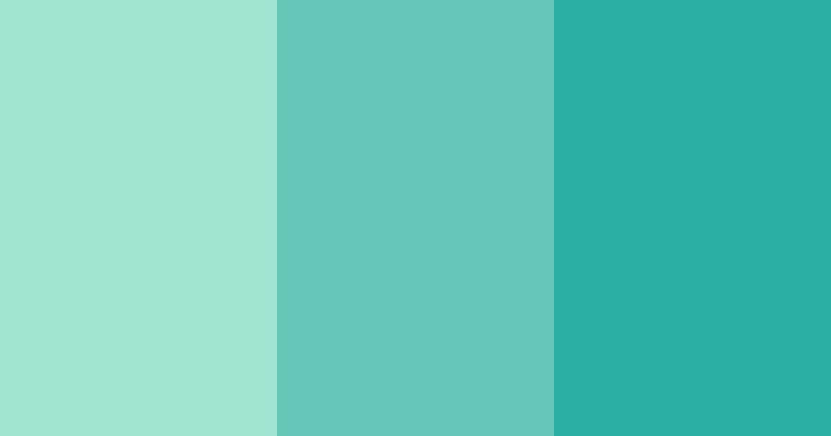 Download teal tranquility color palette PNG image (landscape)