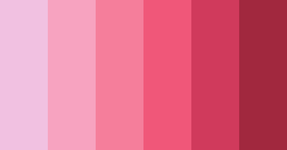 Download blushing boudoir color palette PNG image (landscape)